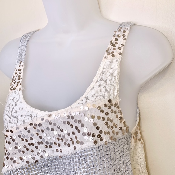 FP | Itsy Bitsy Glitzy Sequin Cropped Tank Top - Picture 7 of 16